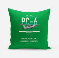 Thumbnail for Pilatus PC-6 Porter design on green pillow