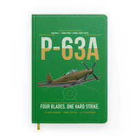 Thumbnail for P-63A Kingcobra design on green notebook