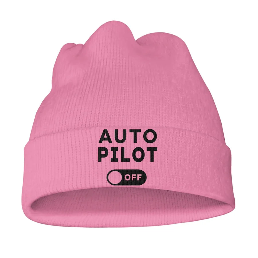 Auto Pilot Off Knit 3D 3D Beanie - view 8
