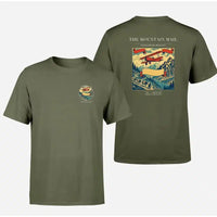 Thumbnail for VINTAGE G4038 - The Mountain Mail - Double-Side T-Shirt design on greenarmy double side t shirt