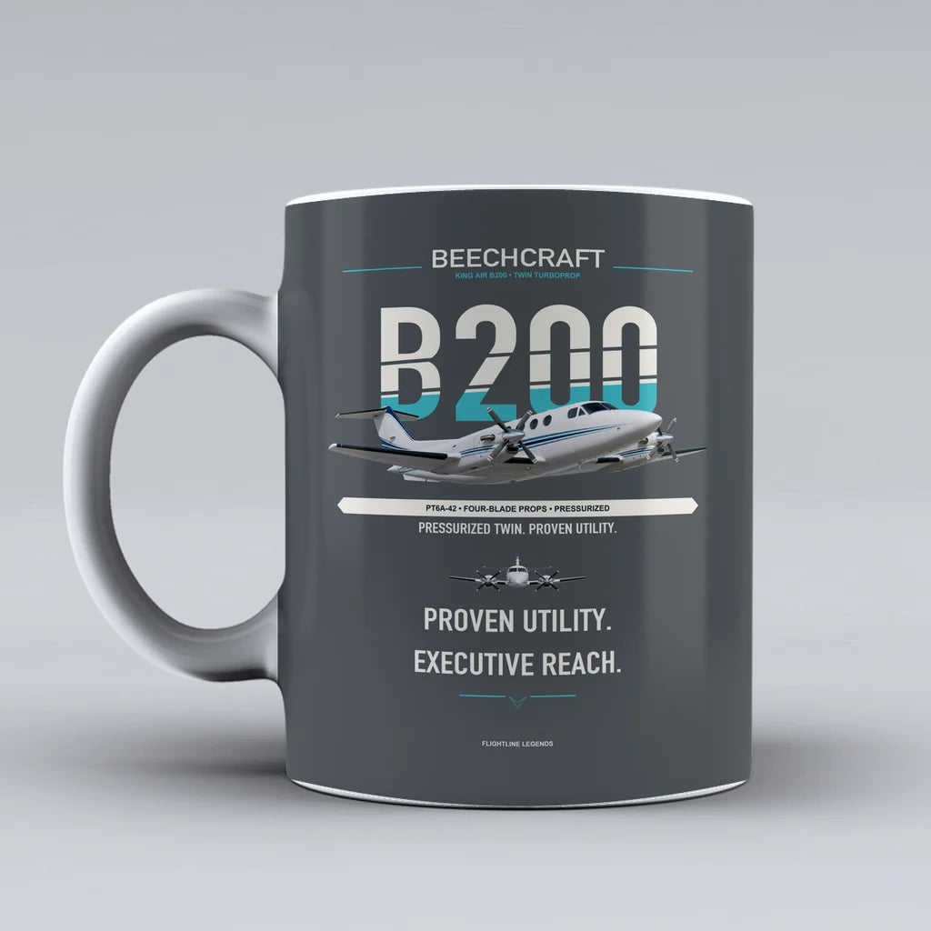 Air B200 Mug design on gray king