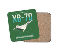 Thumbnail for XB-70A Valkyrie design on green 1 piece coaster