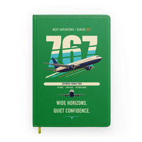 Thumbnail for Boeing 767-300ER design on green notebook