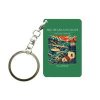 Thumbnail for VINTAGE G4078 - The Headland Light - Designed Key Chain design on green