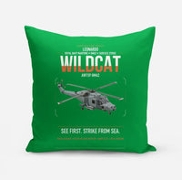 Thumbnail for Leonardo AW159 Wildcat HMA2 design on green pillow