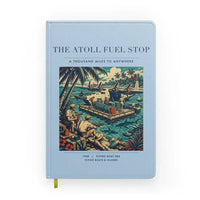 Thumbnail for VINTAGE G4069 - The Atoll Fuel Stop - Designed Notebooks design on lightblue