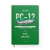 Thumbnail for Pilatus PC-12 PRO design on green notebook