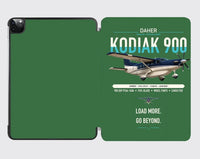 Thumbnail for Daher Kodiak 900 design on green ipad tablet case