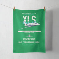 Thumbnail for Cessna Citation XLS design on green towel