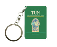 Thumbnail for Tunis-Carthage International Airport TUN Key Chain design on green key chain