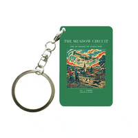 Thumbnail for VINTAGE G4325 - The Meadow Circuit - Designed Key Chain design on green