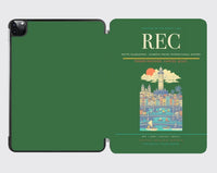 Thumbnail for Recife Guararapes (REC) design on green ipad tablet case