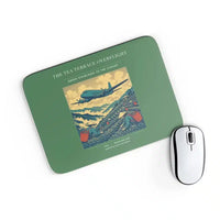 Thumbnail for VINTAGE G4342 - The Tea Terrace Overflight - Designed Mouse Pads design on green rectangle