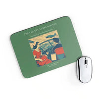 Thumbnail for VINTAGE G4481 - The County Nurse Rounds - Designed Mouse Pads design on green rectangle