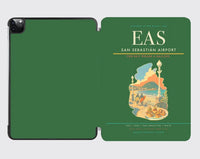 Thumbnail for San Sebastián Airport (EAS) design on green ipad tablet case