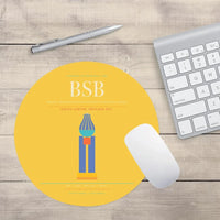 Thumbnail for Brasilia - Presidente Juscelino Kubitschek International Airport BSB Mouse-Pad Round - Yellow