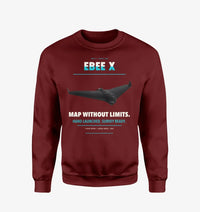 Thumbnail for AgEagle eBee X design on wine red sweatshirt