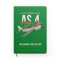 Thumbnail for Fairey Gannet AS.4 design on green notebook