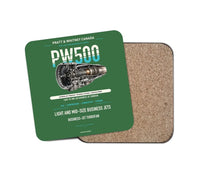Thumbnail for PW500 design on green 1 piece coaster