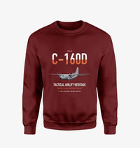 Thumbnail for Transall C-160D design on wine red sweatshirt