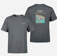 Thumbnail for Erfurt-Weimar Airport (ERF) design printed on gray double-side t-shirt