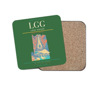 Thumbnail for Liège Airport (LGG) design on green 1 piece coaster