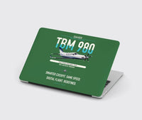 Thumbnail for Daher TBM 980 design on green MacBook case