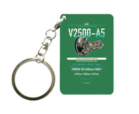 Thumbnail for V2500-A5 Key Chain design on green key chain