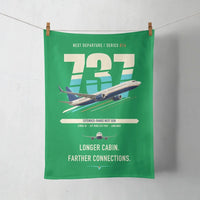 Thumbnail for Boeing 737-900ER design on green towel