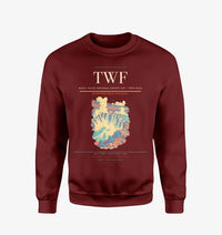 Thumbnail for Magic Valley Regional Airport (TWF) design on wine red sweatshirt