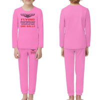 Thumbnail for Flying One Ball children pajamas - Pink