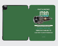 Thumbnail for JT8D design on green ipad tablet case