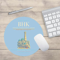 Thumbnail for Bukhara International Airport BHK Mouse-Pad Round - Light Blue
