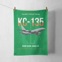 Thumbnail for KC-135 STRATOTANKER design on green towel