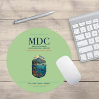 Thumbnail for Sam Ratulangi International Airport Manado (MDC) design on light green round mouse pad