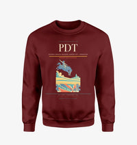 Thumbnail for Eastern Oregon Regional Airport (PDT) design on wine red sweatshirt