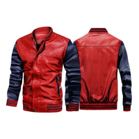 Thumbnail for Super Quality Stylish Leather Bomber Jacket - view 8