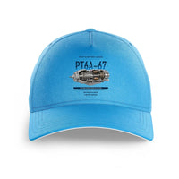 Thumbnail for PT6A-67 design on light blue printed hat