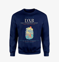 Thumbnail for Dubai International Airport DXB Sweatshirt - Navy Blue