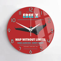 Thumbnail for AgEagle eBee X design on red no frame wall clock