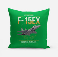 Thumbnail for F-15EX Eagle II design on green pillow