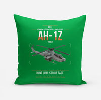 Thumbnail for Bell AH-1Z Viper design on green pillow