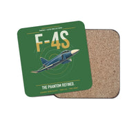 Thumbnail for F-4S Phantom II design on green 1 piece coaster