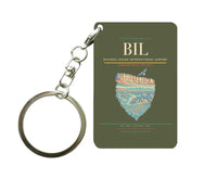 Thumbnail for Billings Logan International Airport (BIL) design on green army key chain