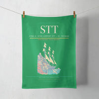 Thumbnail for Cyril E. King Airport (STT) design on green towel