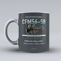 Thumbnail for Mug design on gray cfm56 5b