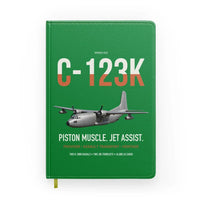 Thumbnail for C-123K Provider design on green notebook