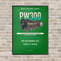 Thumbnail for PW300 vertical canvas print - framed - green background