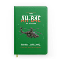 Thumbnail for Boeing AH-64E Apache Guardian design on green notebook