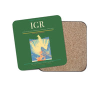 Thumbnail for Cataratas del Iguazu International Airport (IGR) design on green 1 piece coaster